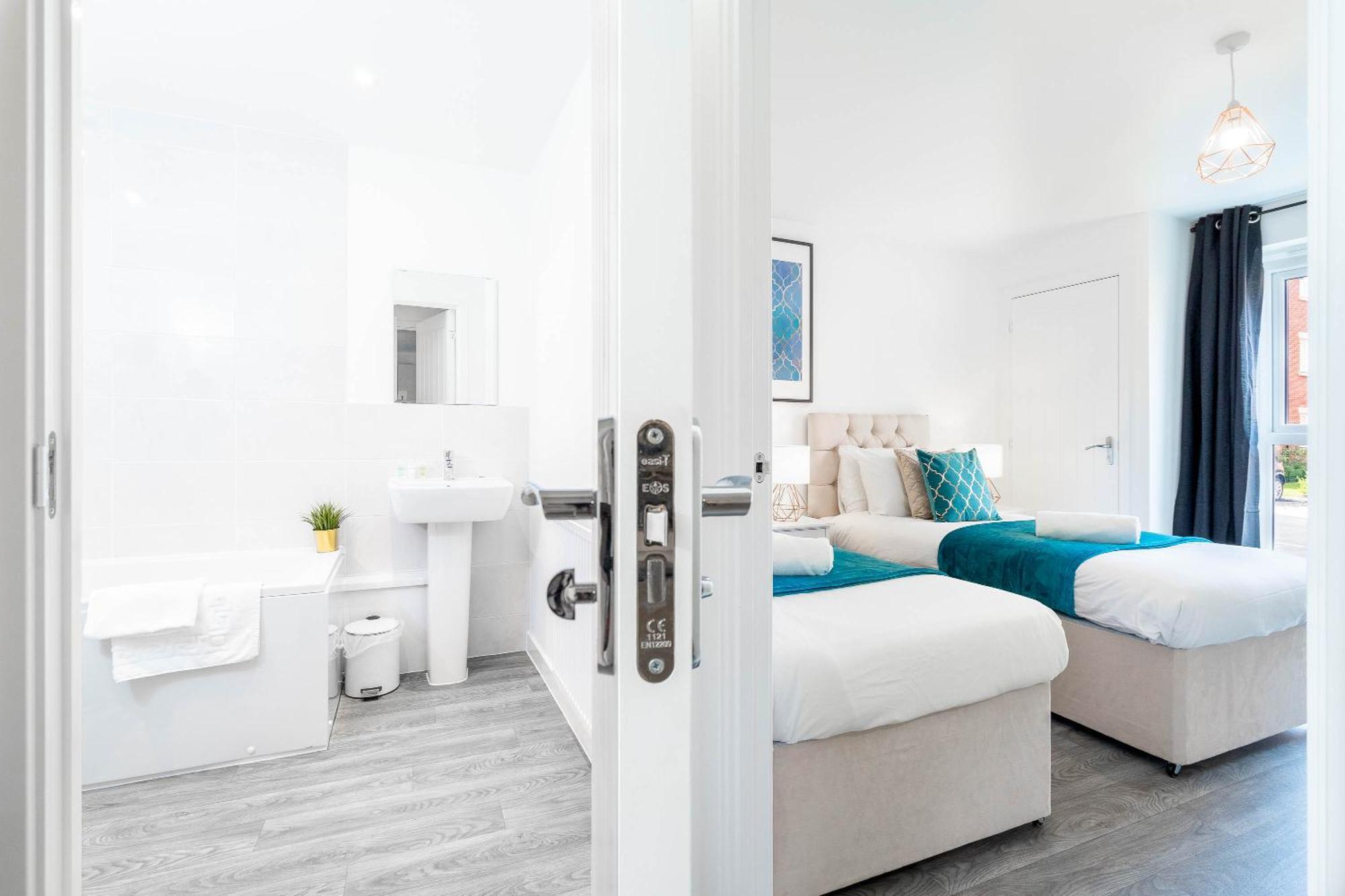 Luxury Apartment - Twin Beds - Selly Oak - Off-Street Parking - Free Netflix & Wifi - Top Rated 9Cc Birmingham Exterior foto